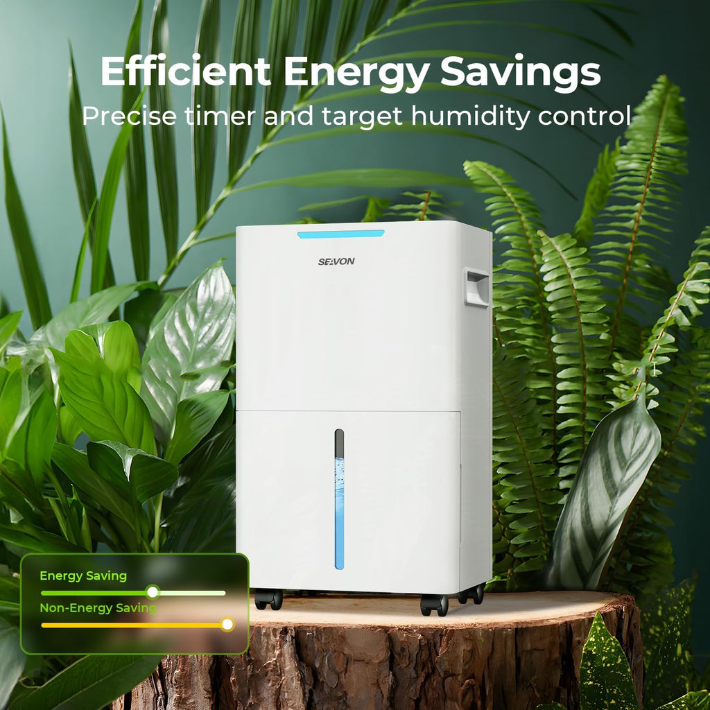 1500 Sq.ft Dehumidifier for Basement, SEAVON 21 Pint Dehumidifiers with Drain Hose for Home Large Room Bedroom Bathroom, Powerful Moisture Removal, Smart Humidity Control & Display, 24H Timer, 3 Mode