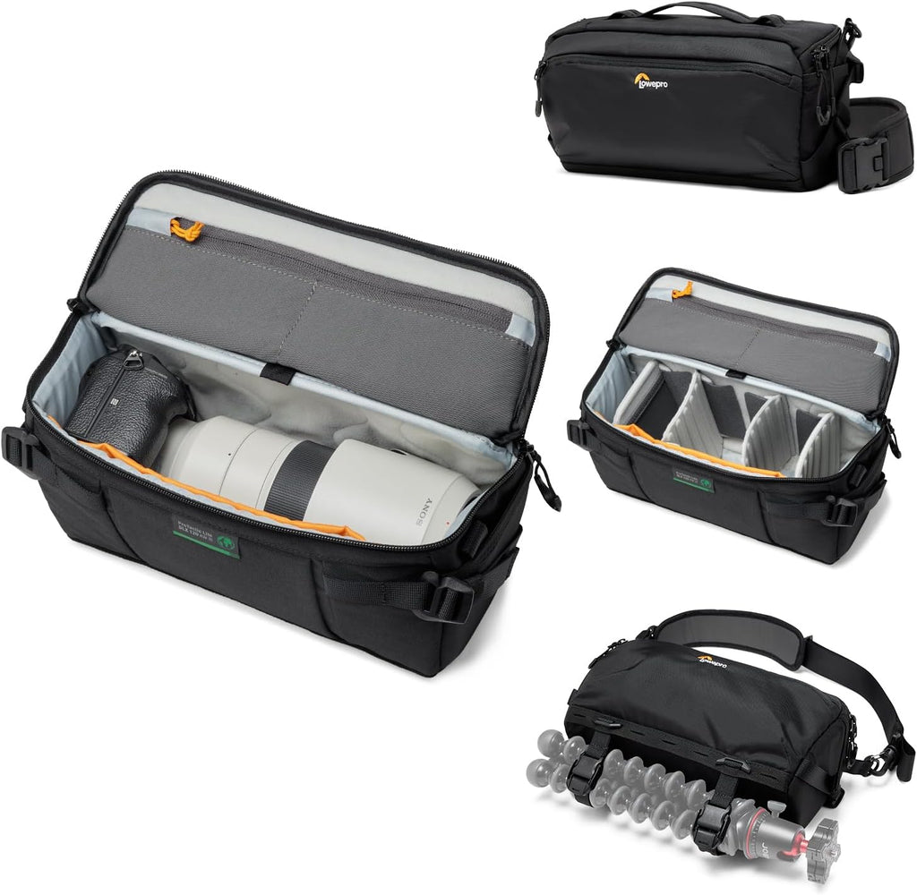 Lowepro ProTactic Lite SLX 120 AW III Camera Sling Bag, Professional Camera, Rain Cover, Lightweight Crossbody Sling Backpack, for Photographer, Videographer, Volume 5L, for DSLR/Mirrorless
