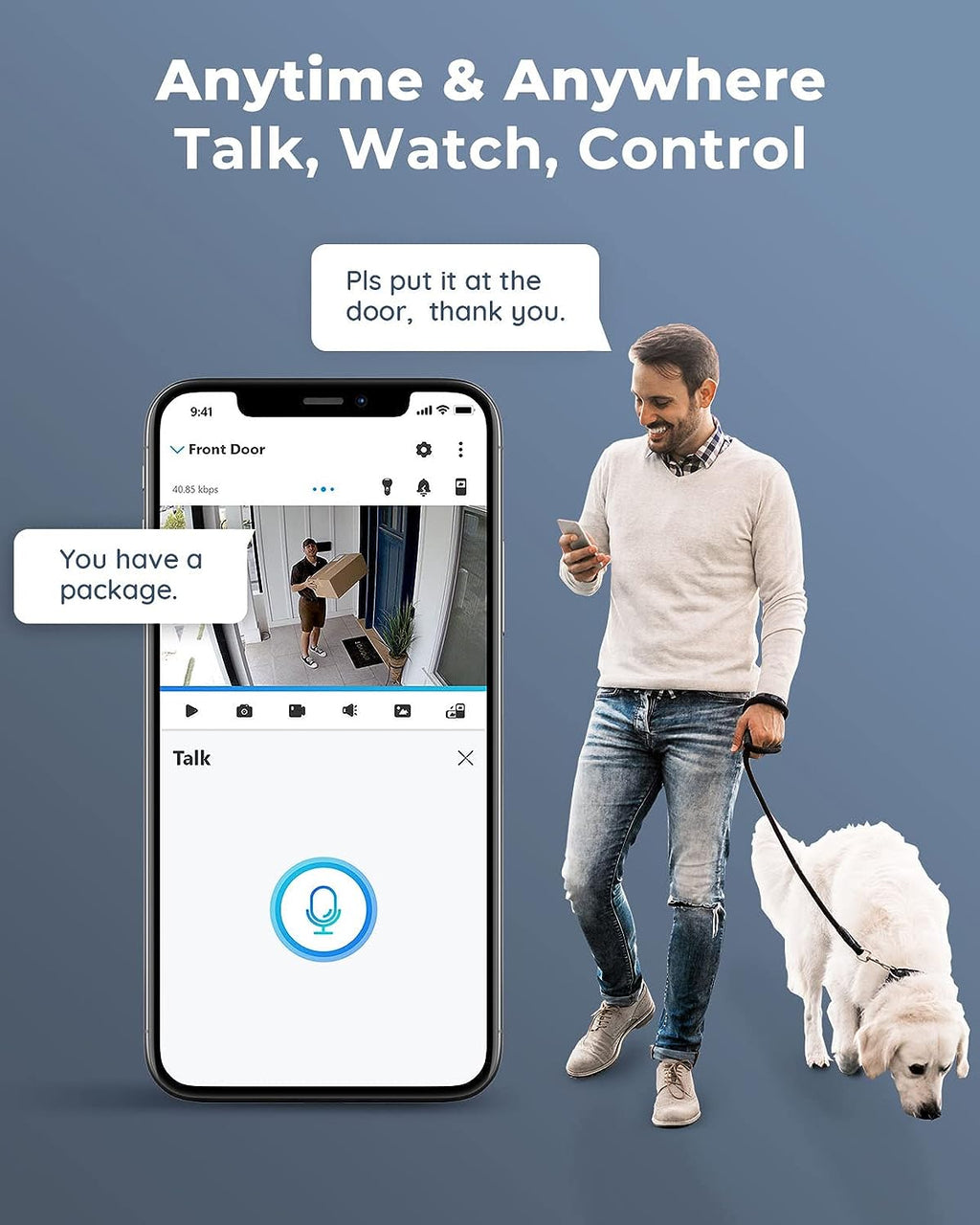 REOLINK 12MP PoE Security Camera System, 8pcs H.265 12MP Security Cameras, Person Vehicle Pet Detection, Two-Way Talk, Spotlights Color Night Vision, 16CH NVR with 4TB HDD, RLK16-1200D8-A