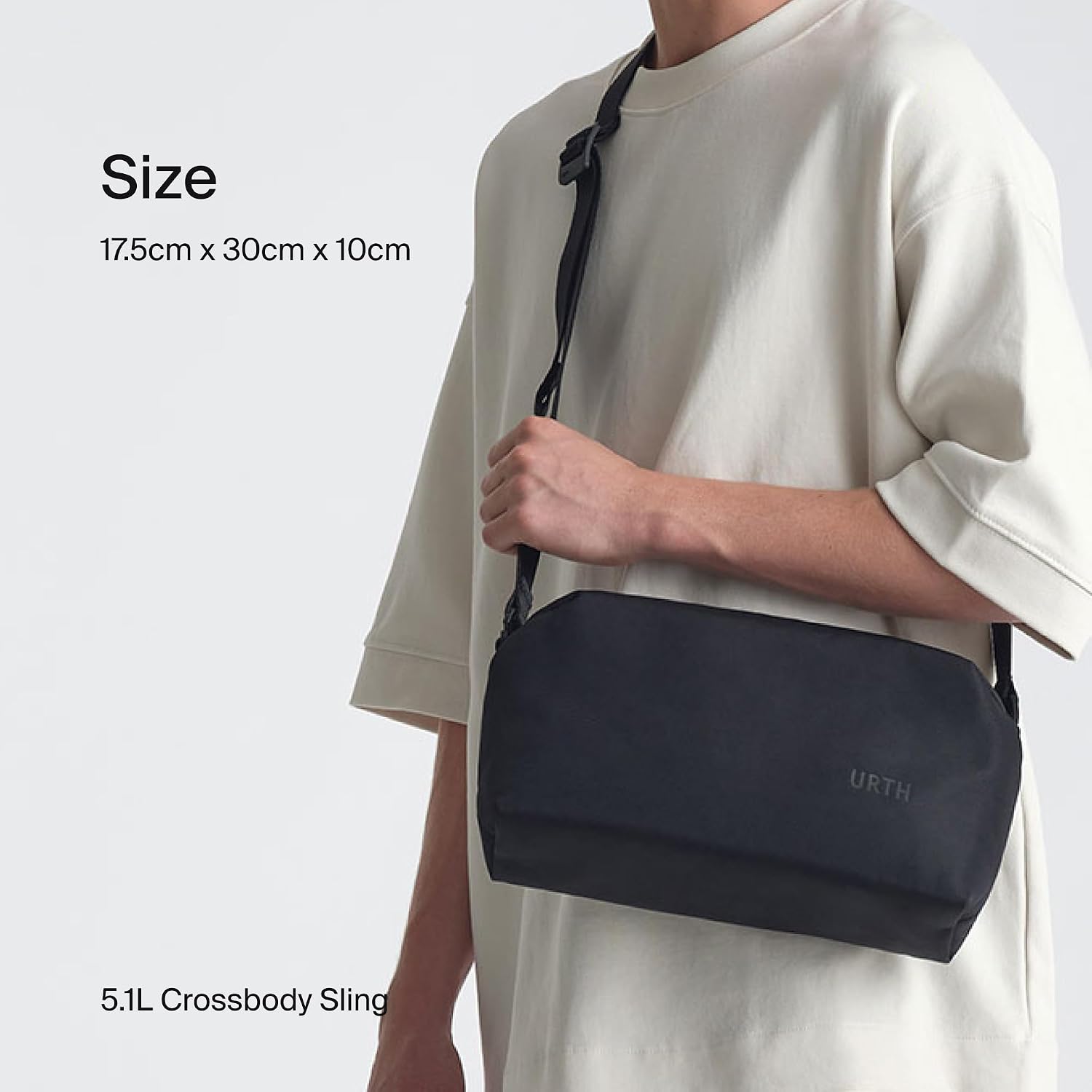 Urth Dolomite 5L Crossbody Camera Sling Bag - Weatherproof + Recycled