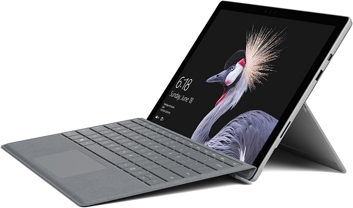Microsoft Surface Pro (Intel Core i5, 8GB RAM, 128GB) with Platinum Type Cover Bundle (Renewed)