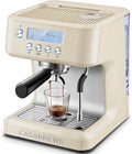 CASABREWS Ultra Espresso Machine with LCD Display, 20 Bar Espresso Maker with Powerful Milk Frother, Customizable Brewing Temperature, Barista-Level Latte and Cappuccino Machine for Home, Creamy