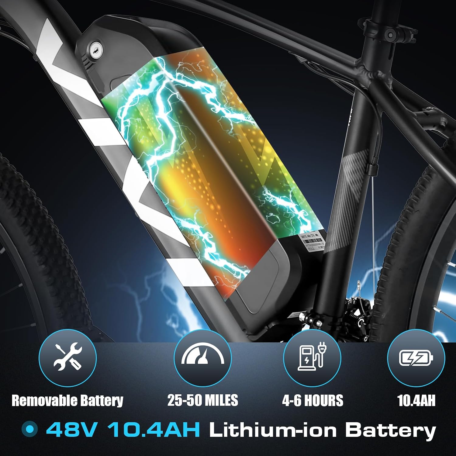 Vivi Electric Bike for Adults, 27.5' Electric Mountain Bike, 500W Ebike 20MPH Electric Bike with 48V 499.2WH Battery, Up to 50 Miles, 21 Speed Adult Electric Bicycles, SGS Certified to UL2849
