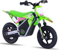 AIII 36V Electric Dirt Bike for Kids 3-8, High Performance 250W Racing Grade Motorcycle, Up to 15.5MPH, 3 Speed Settings, 12-Inch Off-Road Tires, Rear Disc Brakes & Advanced Shock Absorption, Green