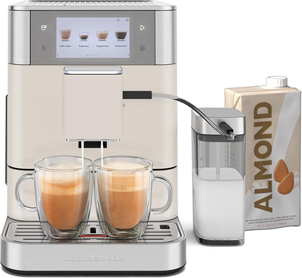 KitchenAid Fully Automatic Espresso Machine KF8, KES8558PL, Porcelain White