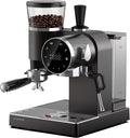 20 Bar Espresso Machine | LED Screen Touch Control | 6 Level Adjustable Grinder | Drip Coffee & Cold Brew, Milk Frother, Assisted Tamper & Built-In Accessory Storage Box | 50oz Tank