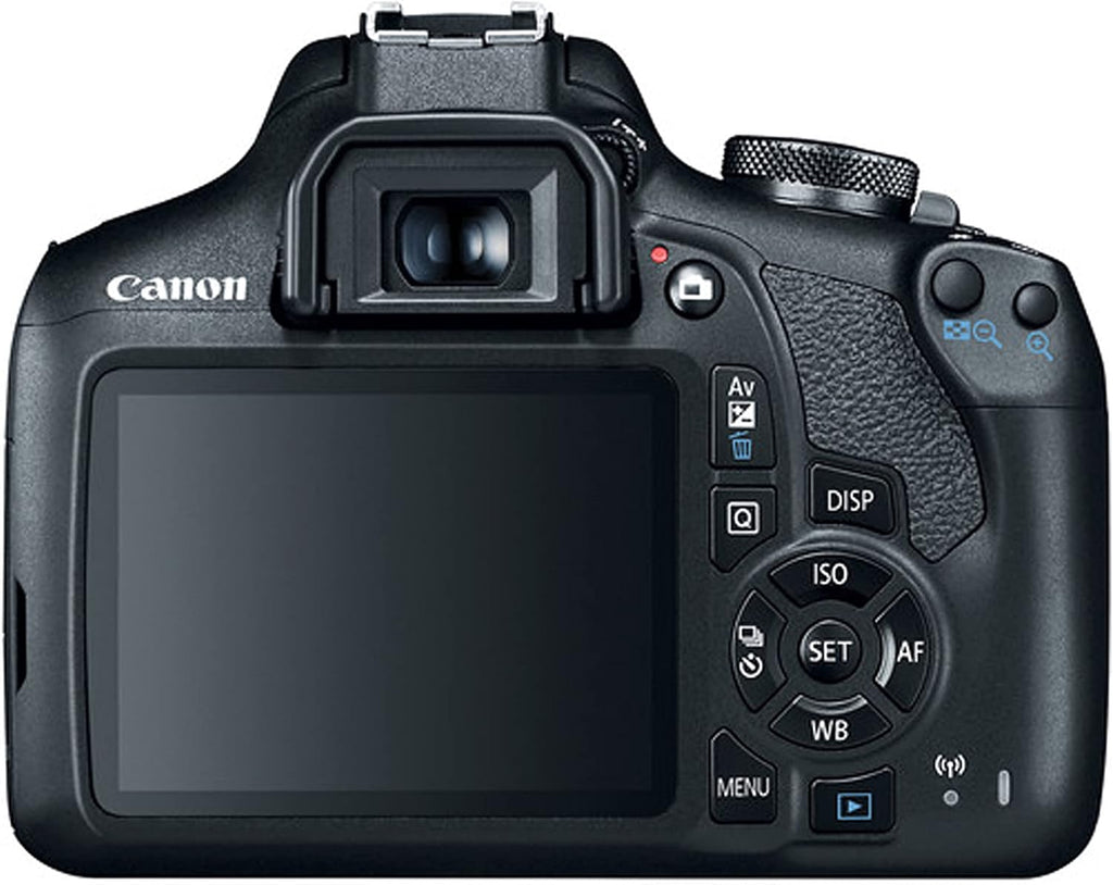 Canon EOS Rebel T7 DSLR Camera w/EF-S 18-55mm F/3.5-5.6 is II Zoom Lens + 64GB Memory, Filters,Case, Tripod, Flash, Remote, and More (35pc Bundle) (Renewed)