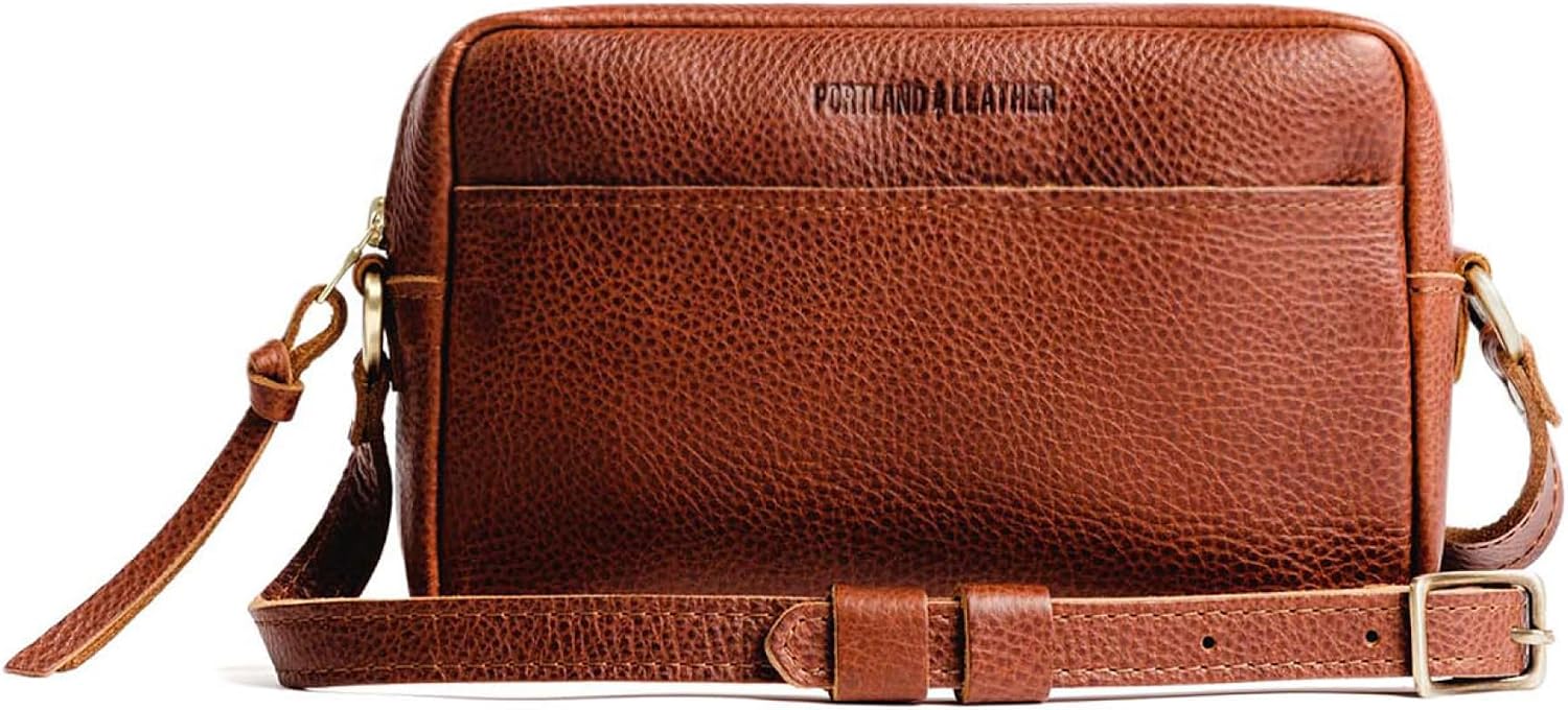 Portland Leather Goods Large Camera Bag Purse for Women – Handmade from the Finest Full-Grain Hides