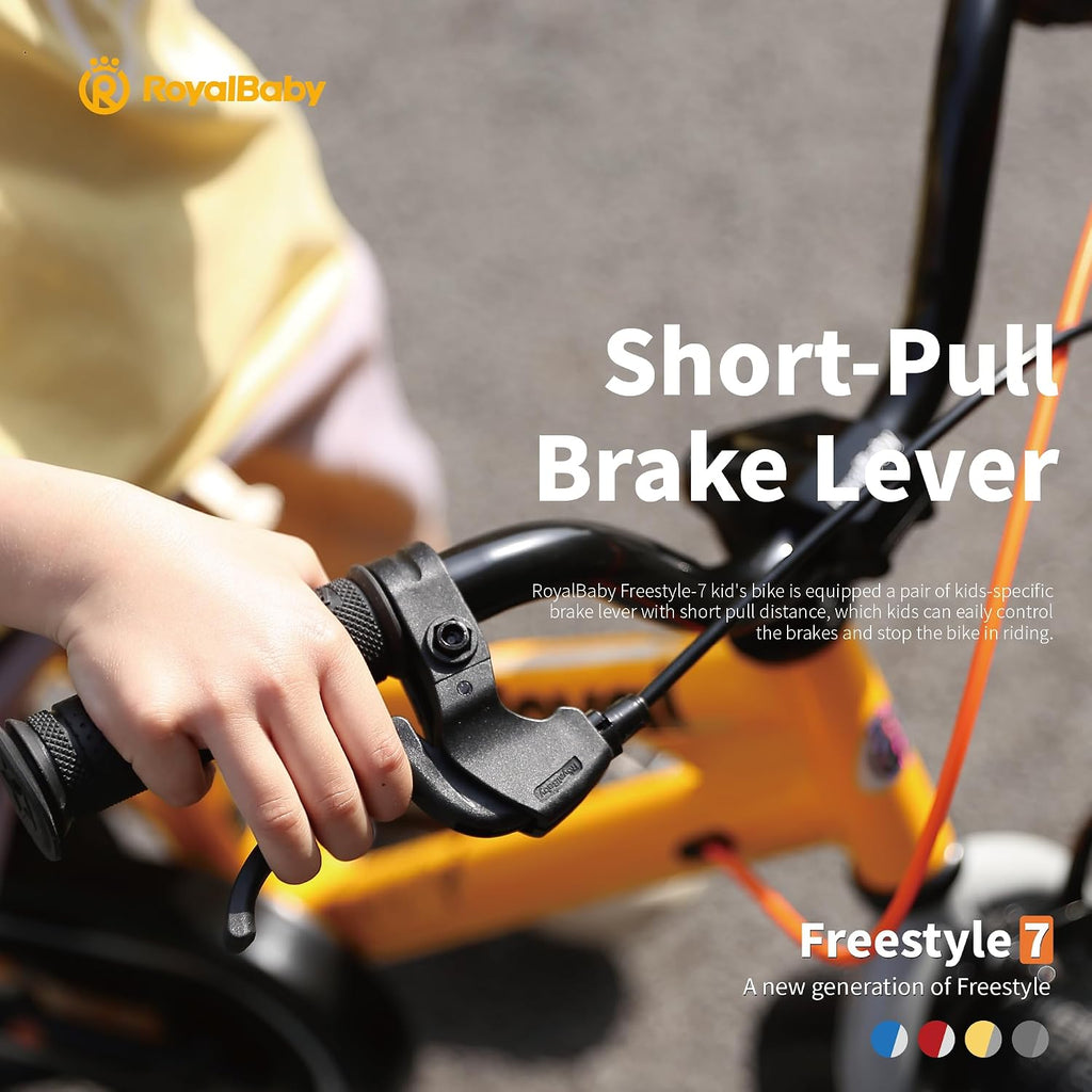 RoyalBaby Kids Bike with Dual Handbrake for Beginners,12 14 16 18 20 Inch Bicycle for Boys & Girls Ages 3-10 Years