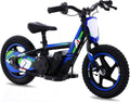 AIII Lightweight Electric Dirt Bike for Kids, 170/340W Electric Motorcycle Up to 10/12MPH, 24V Detachable Battery, Hand-Operated Dual Brakes Electric Balance Bike for Ages 3-6/5-12