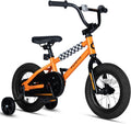 vollsch BMX Style 12 14 16 Inch Kids Bike Training Wheels 20'' Bicycle with Kickstand for 2-14 Years Old Toddlers Boys Girls Coaster Brake Multiple Colors
