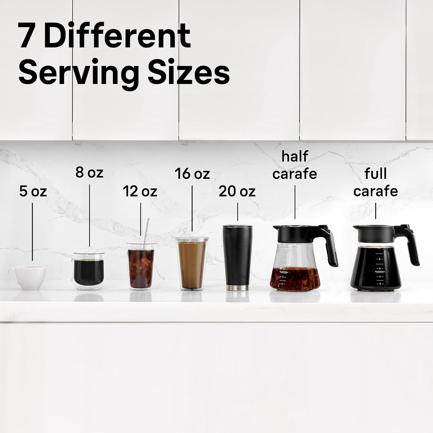 Braun MultiServe Plus 10-Cup Drip Coffee Maker - Hot & Cold Multi-Serve Brewer with Timer and Auto Start, Hot Water Dispenser, Over Ice Function, Stainless Steel & Pod-Free Design, KF9370SI
