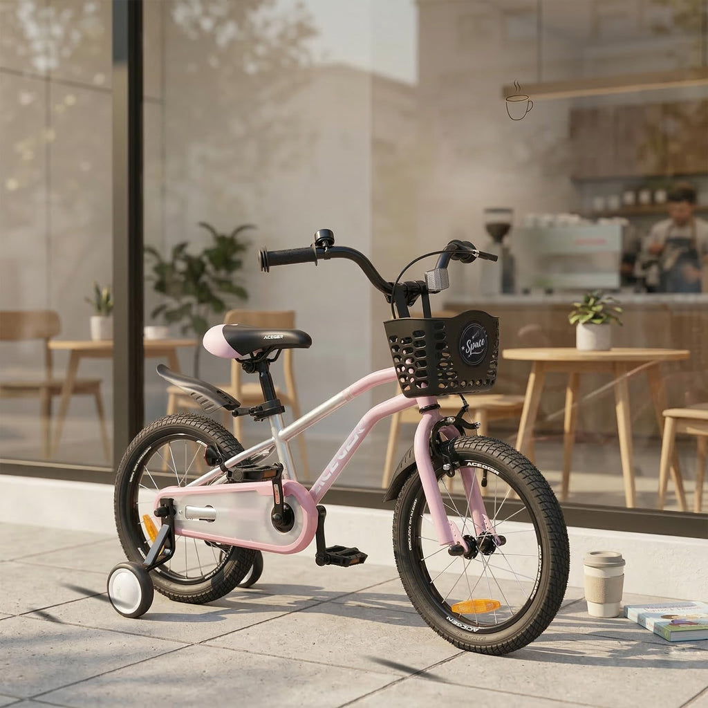 ACEGER Kids Bike for Ages 2-12 Years Old Boys Girls and Toddler, 12 14 16 18 Inch Children Bicycle with Training Wheels, 20 Inch Bike with Kickstand, Multiple Colors.