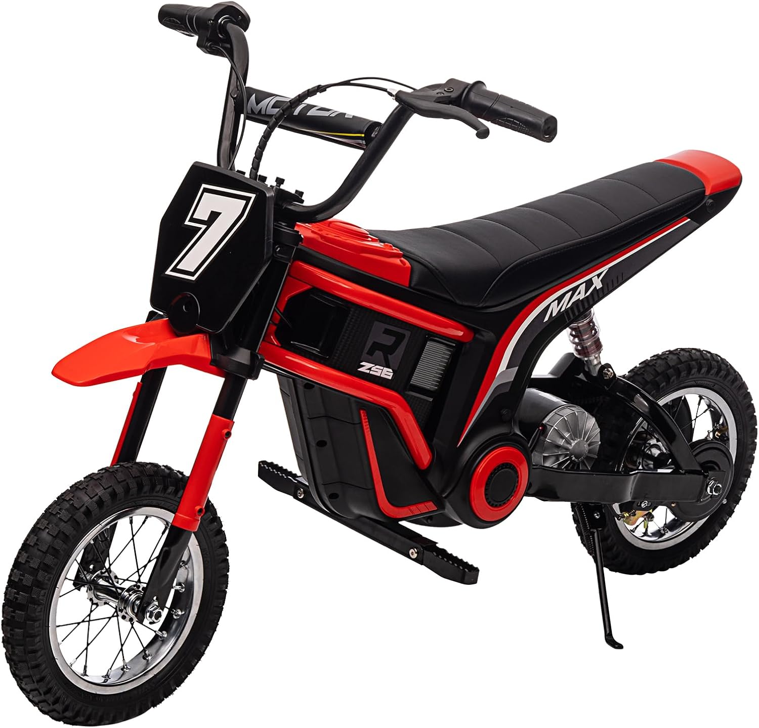 24V 350W Electric Dirt Bike for Kids – 3-Speed Modes, 14.29MPH Max Speed, ASTM-Certified Safe Motorcycle with Shockproof Suspension, Best Gift for Boys & Girls