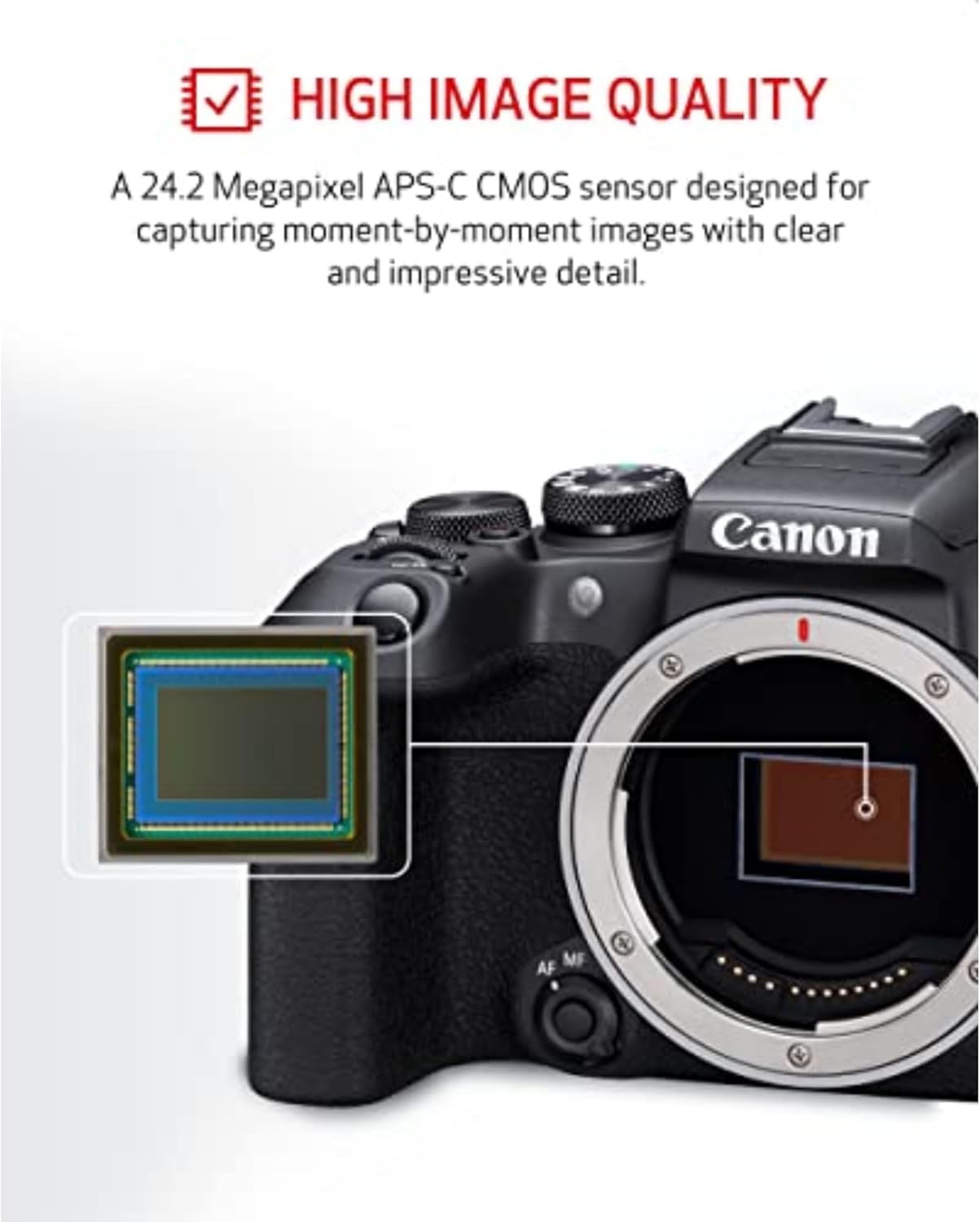 Canon EOS R10 Mirrorless Camera with RF-S 18-45mm Lens Kit