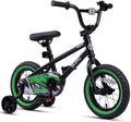Glerc Kids Bike for Ages 1-8 Years Old, 12-16 Inch BMX Style Kids Bicycle with Training Wheels, Boys Bike for Children and Toddler, Multiple Colors