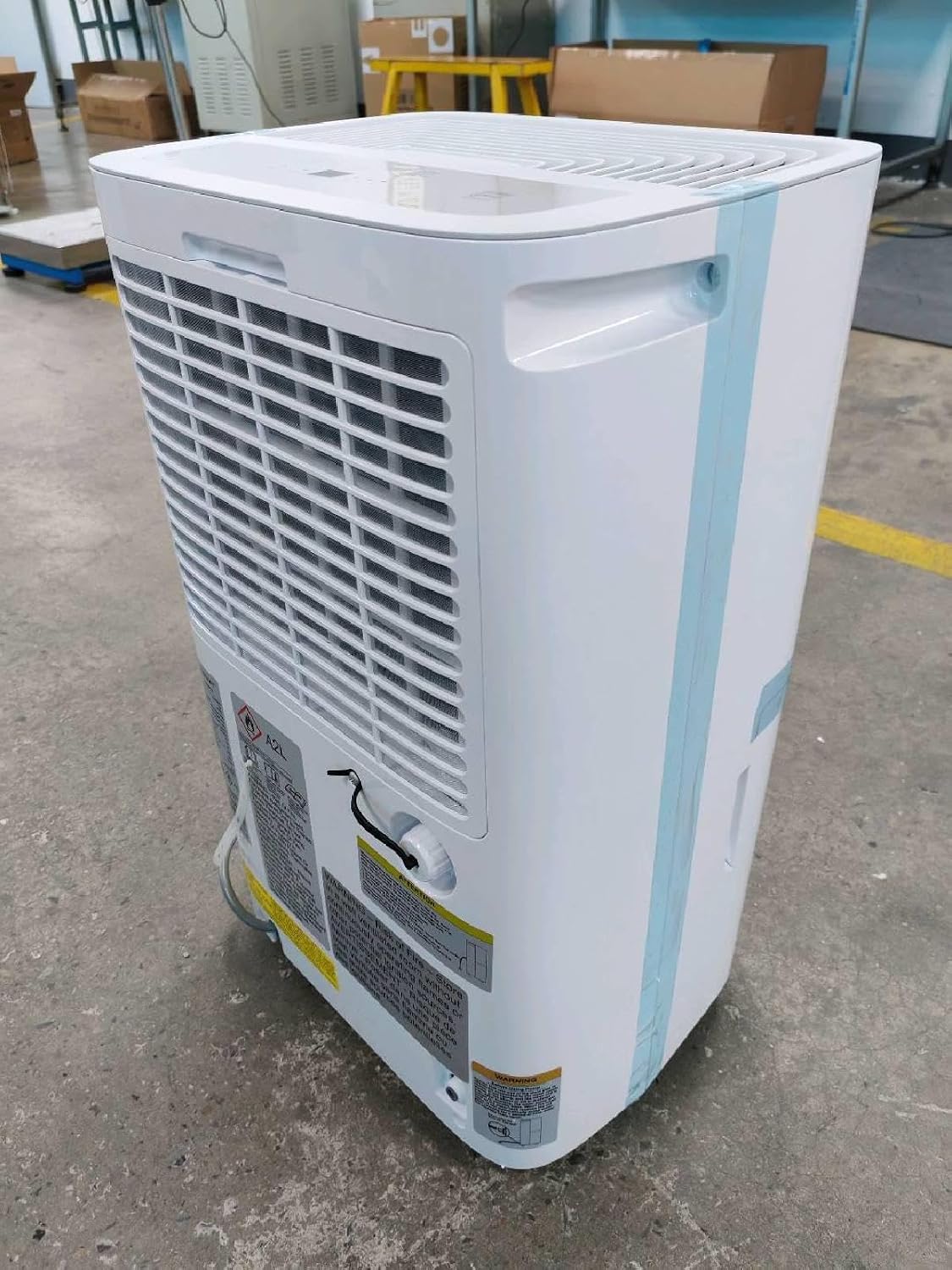 ARLIME 150 Pints Dehumidifier with Pump, 7000 Sq.Ft Dehumidifier w/24H Timer, LED Display, Child Lock,2 Drain Hoses & Auto Defrost for Basement Garage Home Office (150 Pints)