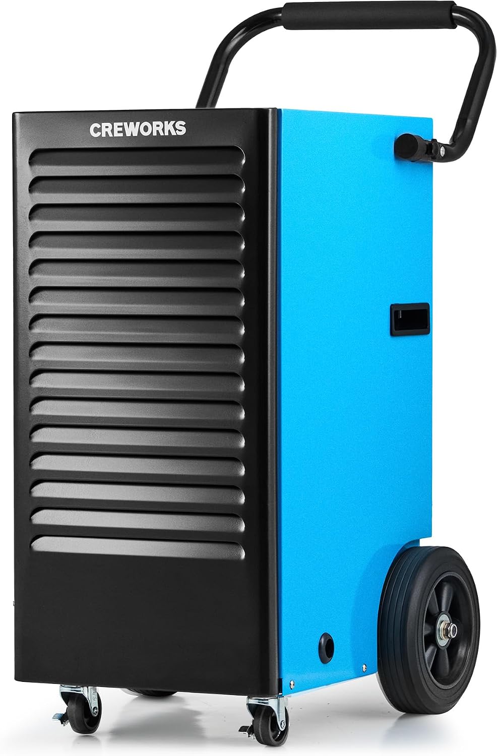 CREWORKS 180 PPD Commercial Dehumidifier, 180 Pint Dehumidifier for Basement with Wheels Drain Hose, Portable Professional Basement Dehumidification with Auto Defrost Display Panel