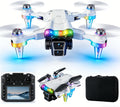 Drones for Kids 8-12 – Drone with camera for kids & Beginners,Kids drone with Fancy LED Lights, 4.3' Built-In FPV Screen, Three Batteries, Perfect Holiday & Birthday Gift, Indoor & Outdoor Quadcopter Toy