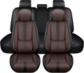 Leather Seat Covers for Mazda CX-50 Hybrid 2025,Premium Car Seat Covers Full Set,Waterproof Car Seat Protectors with Airbag,Comfort Interior Cover Seats for Cars(Black+Brown)