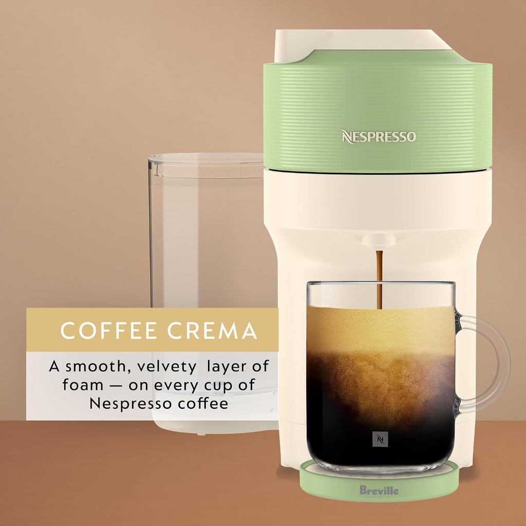 Nespresso Limited-Edition Vertuo Pop+ Coffee and Espresso Maker by Breville, Pistachio