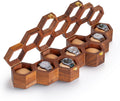 Men's Watch Box Organizer – Dark Rosewood Display Case with Glass Lid, Stylish Travel Watch Storage, Gift for Him (9 Slot)