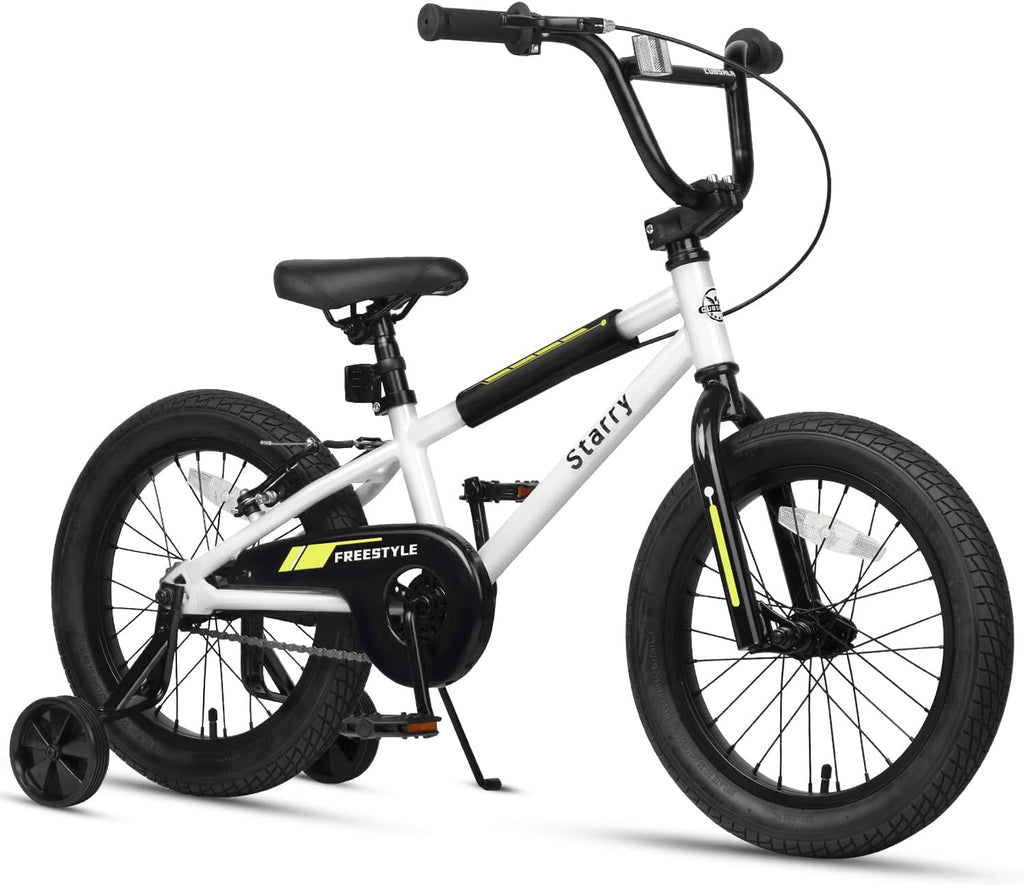 cubsala 12 14 16 18 Inch Kids Bike BMX Style Bicycle with Training Wheels Coaster Brake for 2-10 Years Old Toddlers Boys Girls Multiple Colors