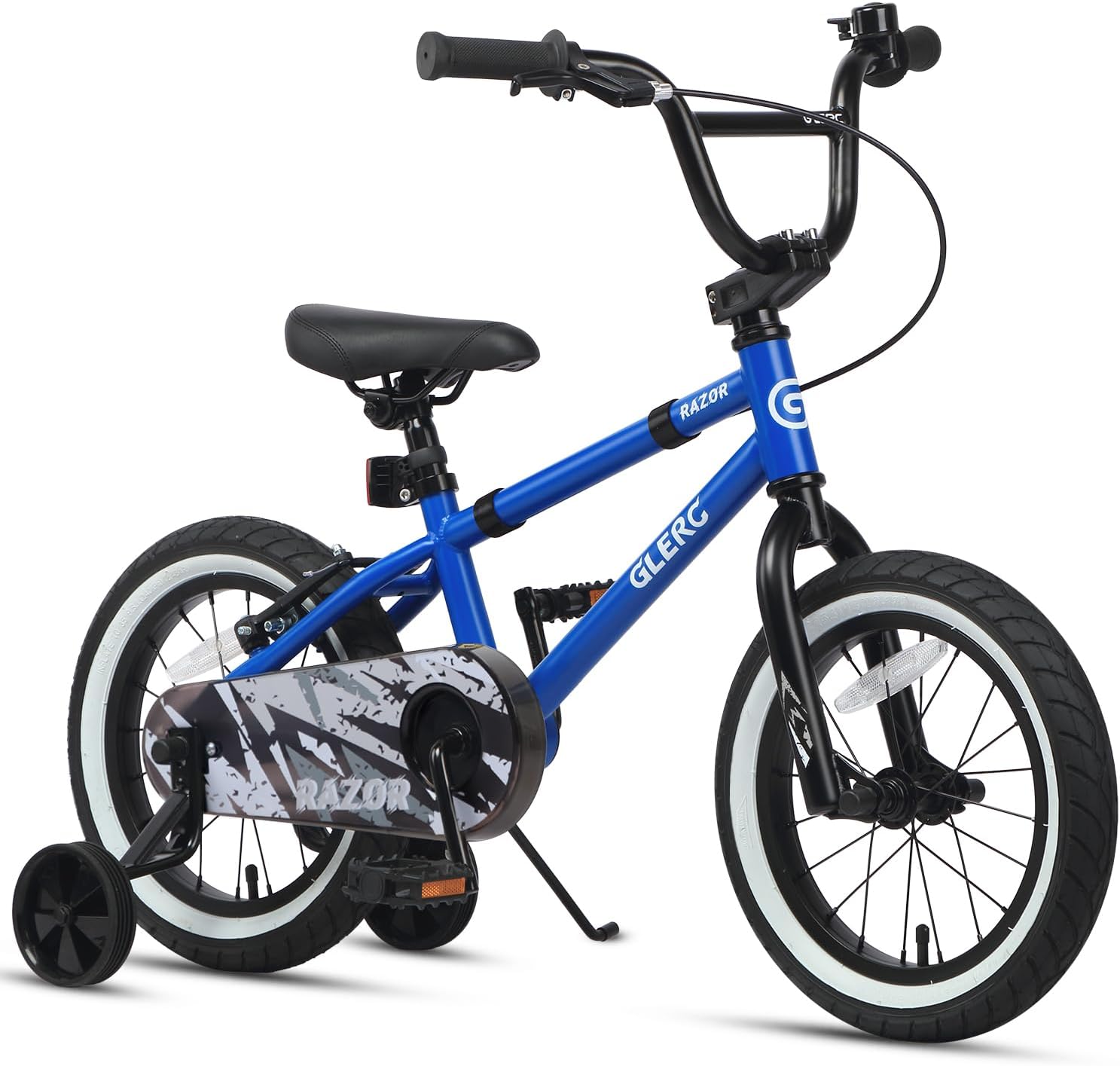 Glerc Kids Bike for Ages 1-8 Years Old, 12-16 Inch BMX Style Kids Bicycle with Training Wheels, Boys Bike for Children and Toddler, Multiple Colors