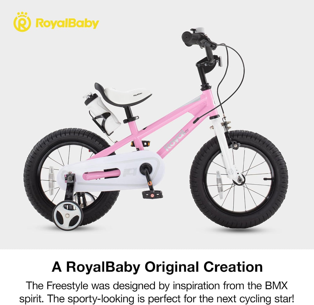 RoyalBaby Kids Bike with Dual Handbrake for Beginners,12 14 16 18 20 Inch Bicycle for Boys & Girls Ages 3-10 Years