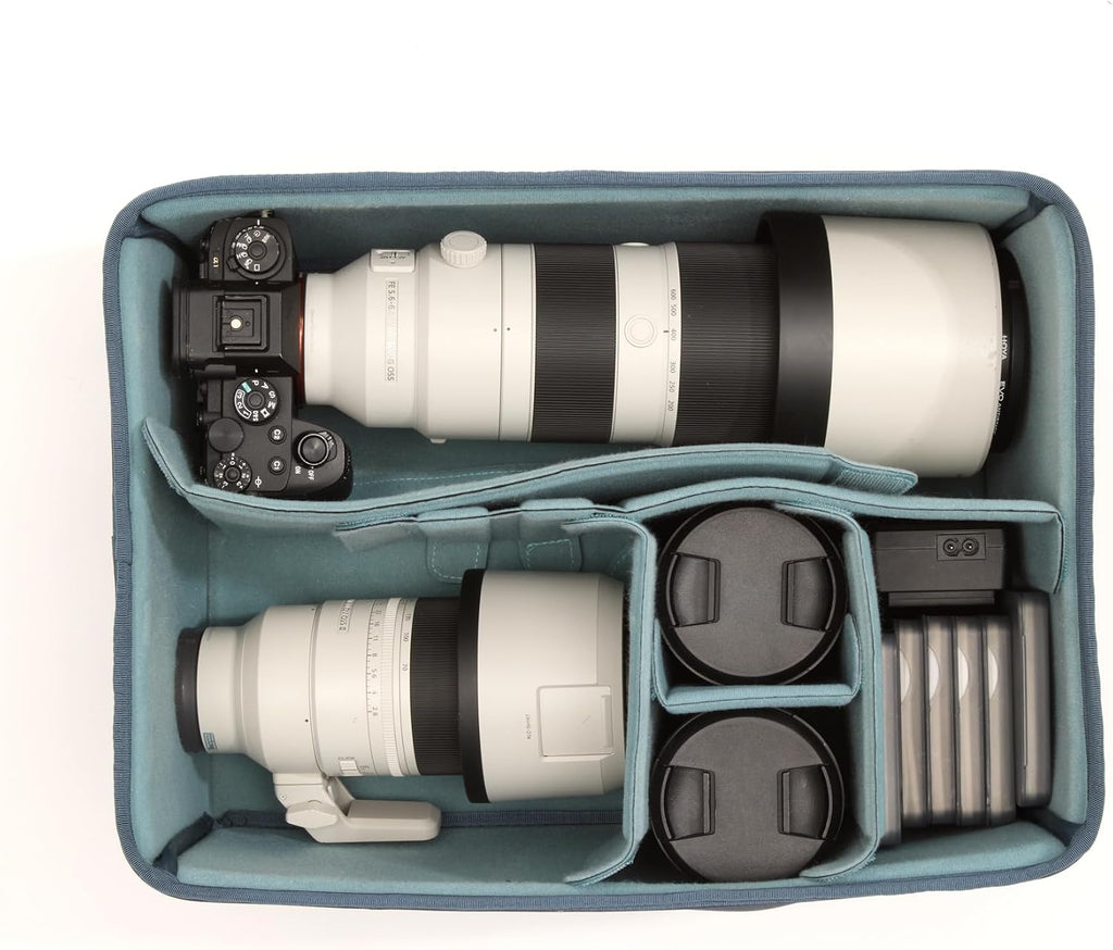 Shimoda Core Unit Large DV v2, Deep Cine And Video Camera Insert For Action X70 Backpack And DV Roller, Fits RED/Sony Style Rigs, Super Telephoto Lenses Up To 200-600mm, EVA Dividers, Support Frame