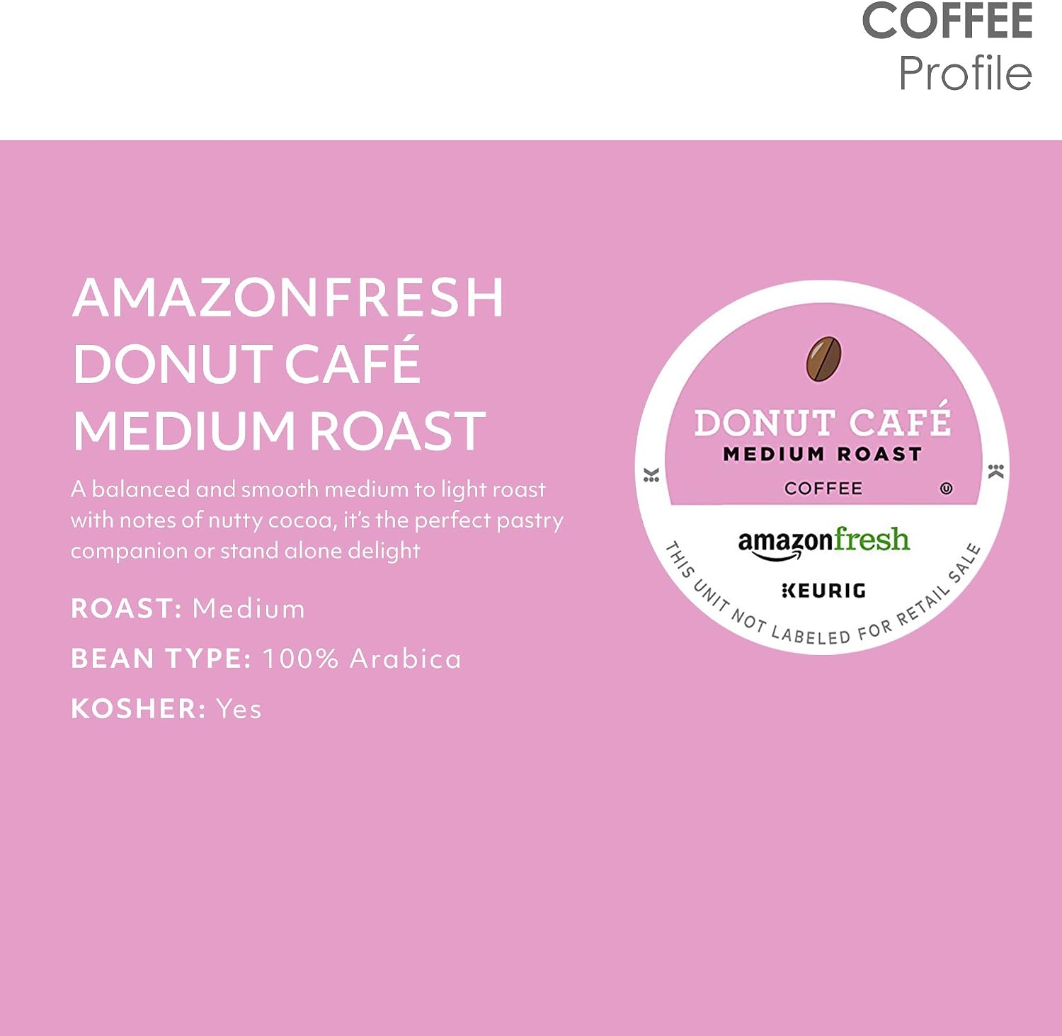 Keurig K-Classic Coffee Maker with AmazonFresh 60 Ct. Coffee Variety Pack, 3 Flavors