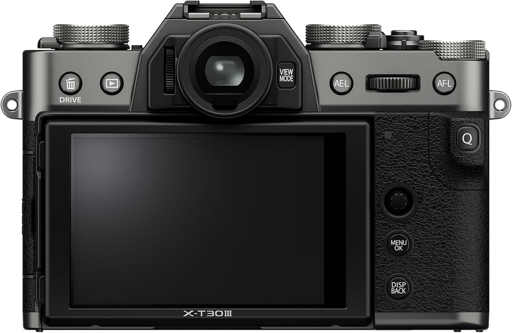 FUJIFILM X-T30 III Mirrorless Camera Body, with XC13-33mm Lens Kit, Charcoal Silver