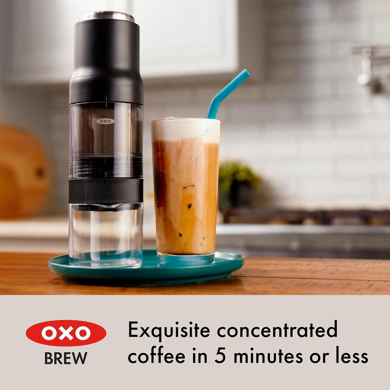 OXO Brew Rapid Brewer - Portable Coffee Maker,Fast Manual Hot & Cold Brew,Small Handheld Brewer,Compact Travel Coffee Maker,(Pack of 4)