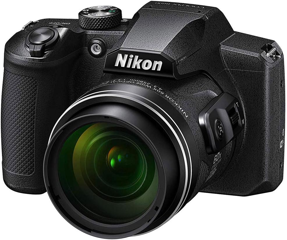 Nikon 26528B COOLPIX B600 16MP 60x Optical Zoom Digital Camera w/Built-in Wi-Fi - Black - (Renewed)