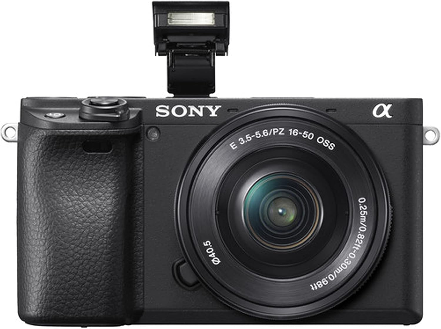 Sony a6400 Mirrorless Camera with 16-50mm Lens, 128GB Extreem Speed Memory,.43 Wide Angle & 2X Lenses, Case,Tripod, Filters, Hood, Grip,Spare Battery & Charger,Editing Software Kit -Deluxe Bundle