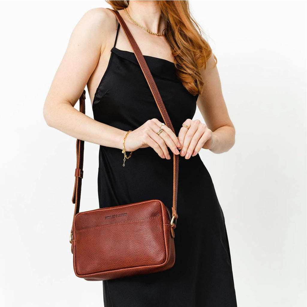 Portland Leather Goods Large Camera Bag Purse for Women – Handmade from the Finest Full-Grain Hides