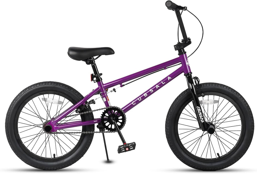 cubsala Freestyle BMX Bike, 18 20 Inch Kids Bicycle for 5-13 Years Old Kids and Beginner Level Rider, Multiple Colors