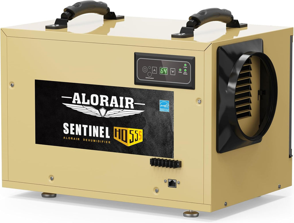 ALORAIR 120 PPD Commercial Dehumidifier, with Drain Hose for Crawl Spaces, Basements, Industry Water Damage Unit, cETL Listed, Compact, Portable, Auto Defrost, Memory Starting, 5 Years Warranty