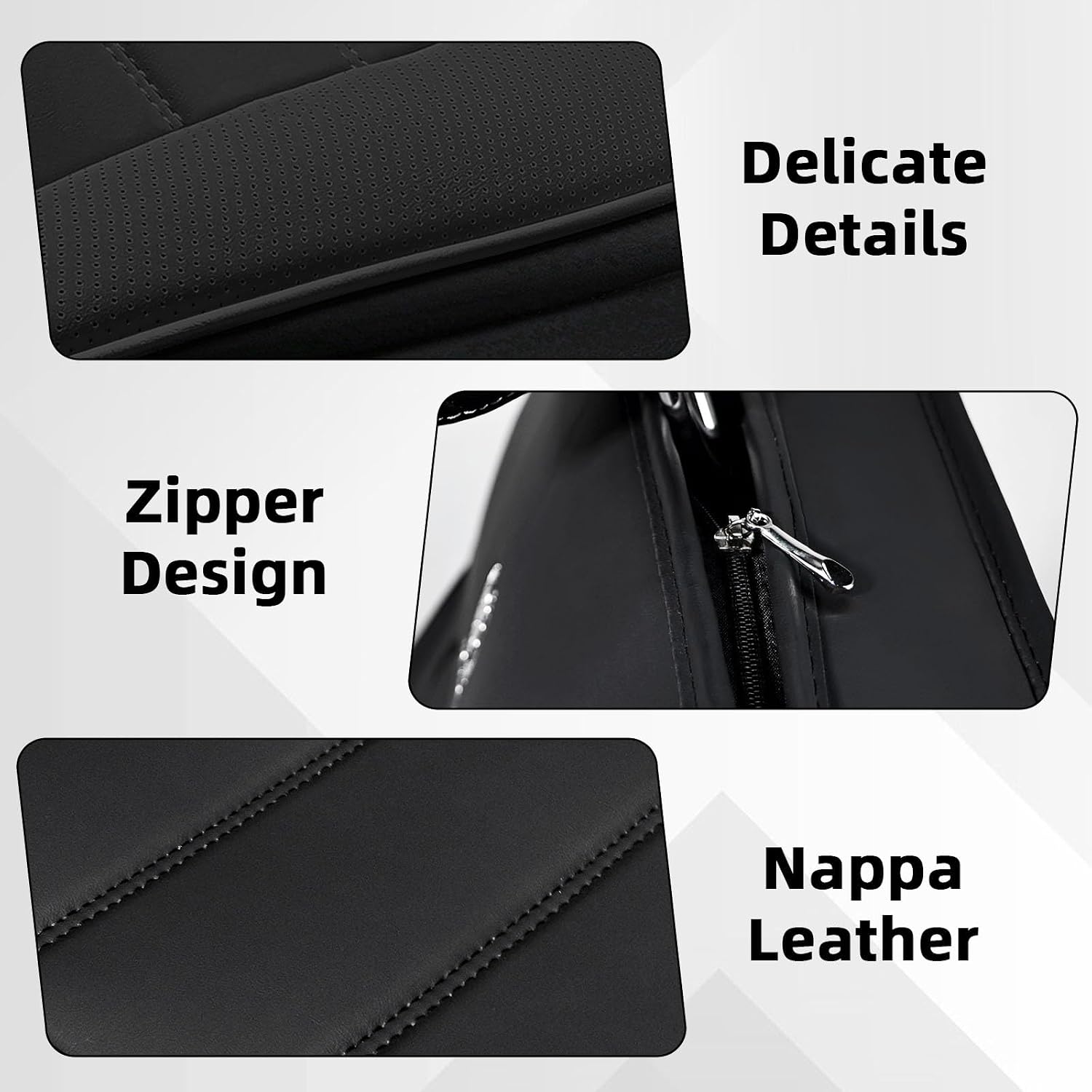 Car Seat Cover Fit for Dodge Charger 2006-2024,Compatible Airbag Non-Slip Waterproof Seat Cover,Car Seat Protector Premium Interior (Luxury 2 Seats,Classic Black)
