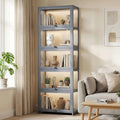 Magshion Display Cabinet, 5-Tier Display Case with Acrylic Doors, Large Curio Cabinet for Collectibles, Clear Showcase for Living Room, Bedroom, Office, 13'(L) x 23.5'(W) x 67.5'(H)