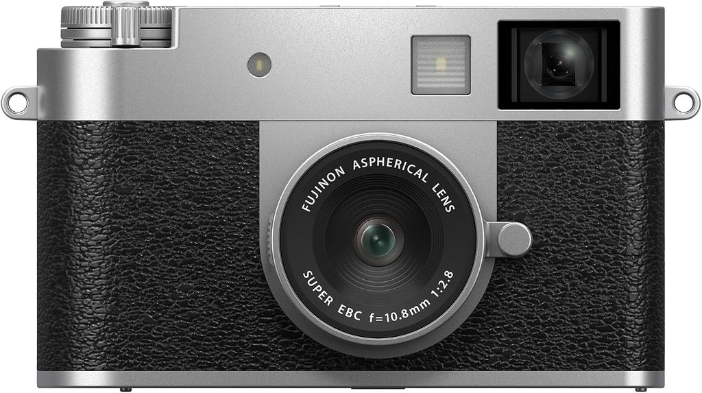 FUJIFILM X Half Premium Compact Camera, Instax Mini - Silver