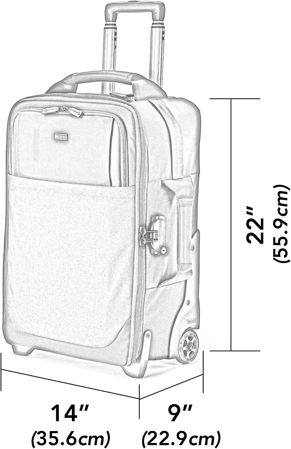 Think Tank Airport Security V3.0 Rolling Carry-On Camera Bag - Black