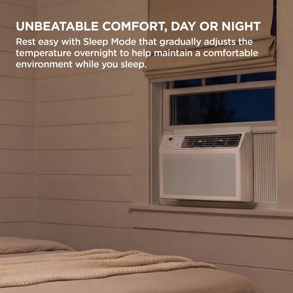 TCL 8000 BTU Smart Window Air Conditioner, Best Compact Quiet Energy Efficient AC Unit, Fan & Dehumidifier, Rooms Up To 350 Sq. Ft., Remote Control, Works with Alexa, Google Assistant & TCL Home App