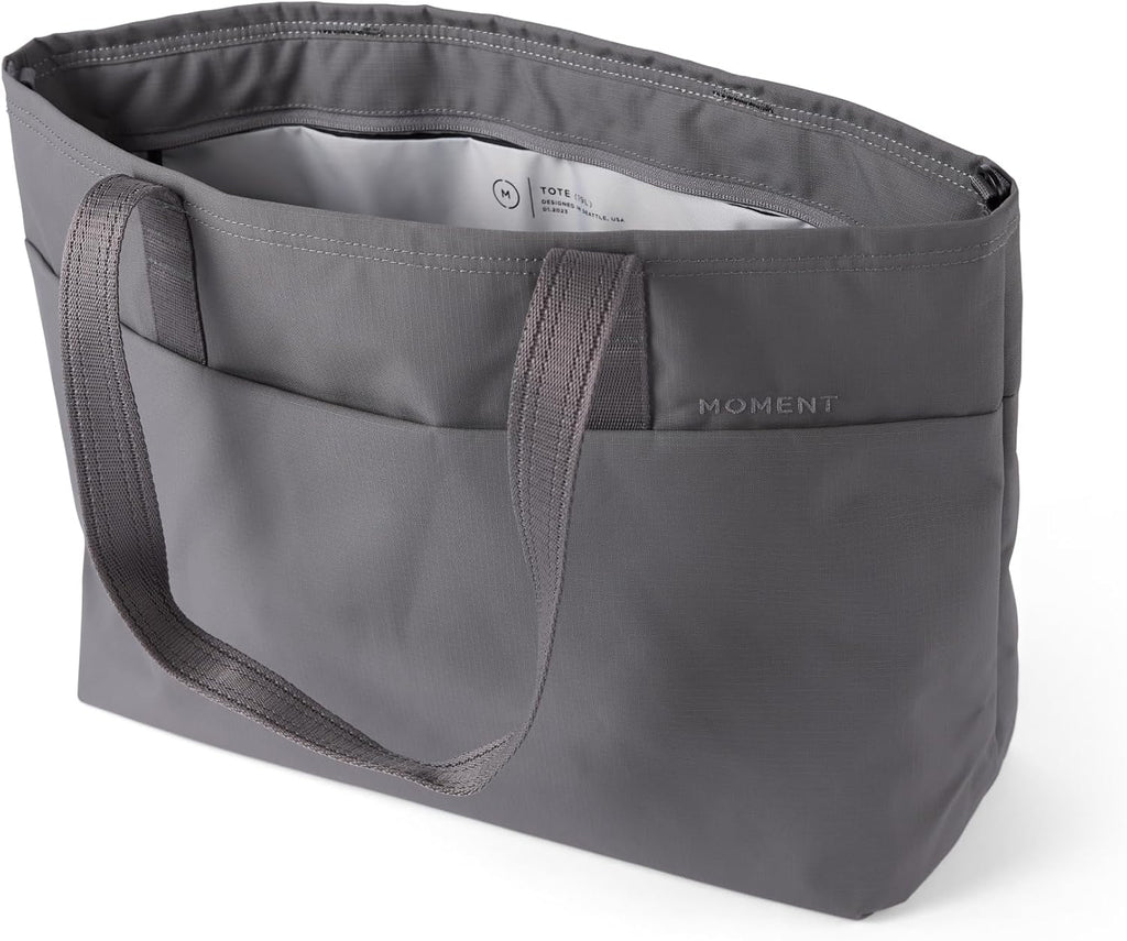 Moment Everything Travel Tote – 19L Weatherproof Camera & Tech Bag with Padded Laptop Sleeve & Crossbody Strap