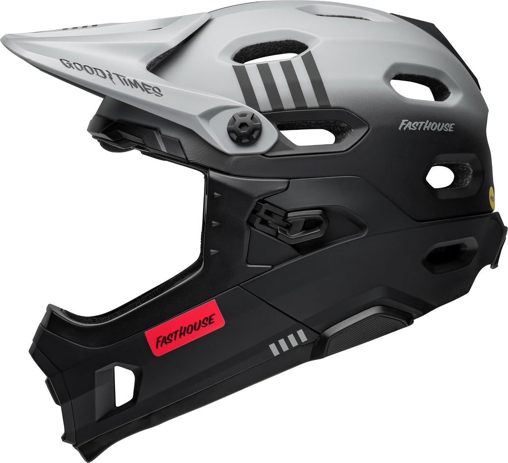 Bell Bike Super Dh Spherical Bicycle Helmets Fasthouse Taco Tuesday Matte/Gray/Black Large