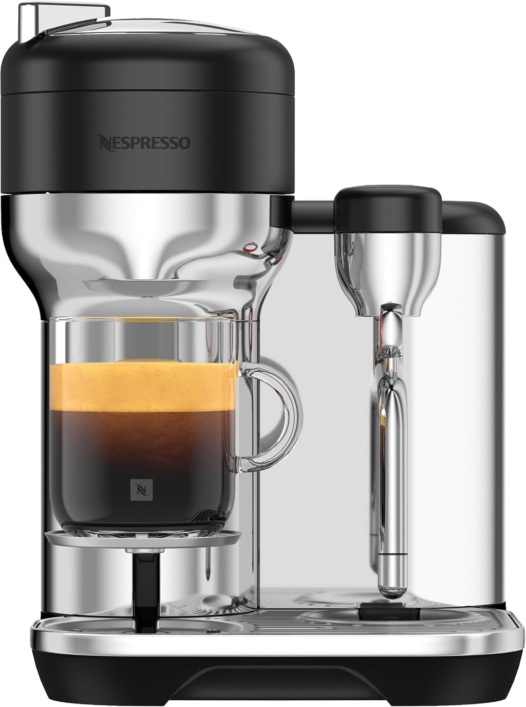 Nespresso Vertuo Creatista Coffee and Espresso Maker by Breville, Black Truffle