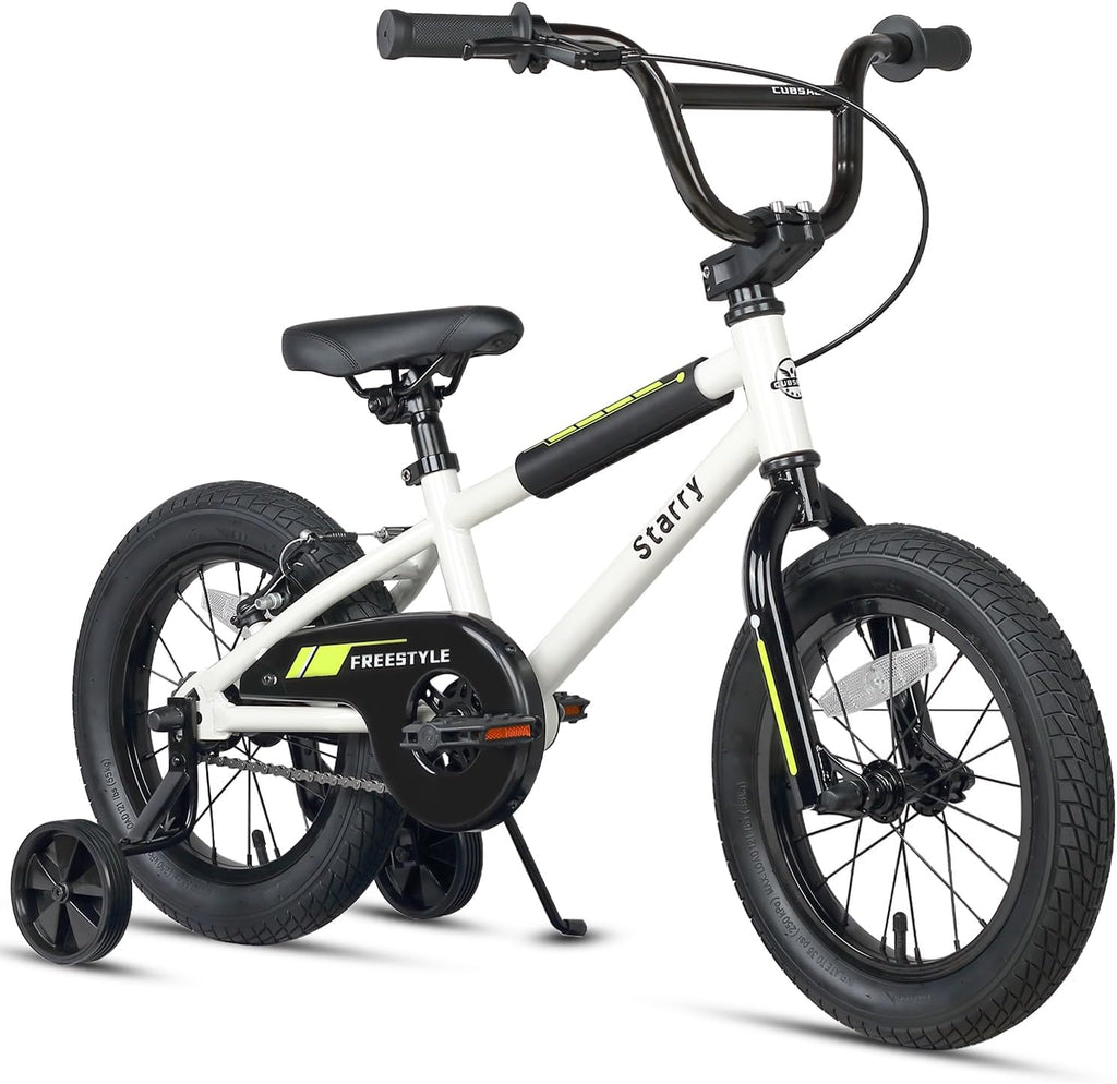 cubsala 12 14 16 18 Inch Kids Bike BMX Style Bicycle with Training Wheels Coaster Brake for 2-10 Years Old Toddlers Boys Girls Multiple Colors