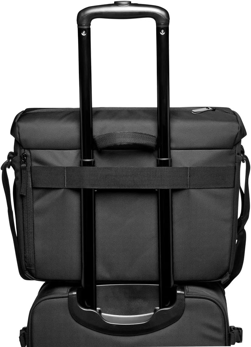 Manfrotto Advanced Messenger M III, Photography Bag for DSLR Cameras with Lenses, Camera Bag with Tripod Mount and Rain Cover, Photography Accessories