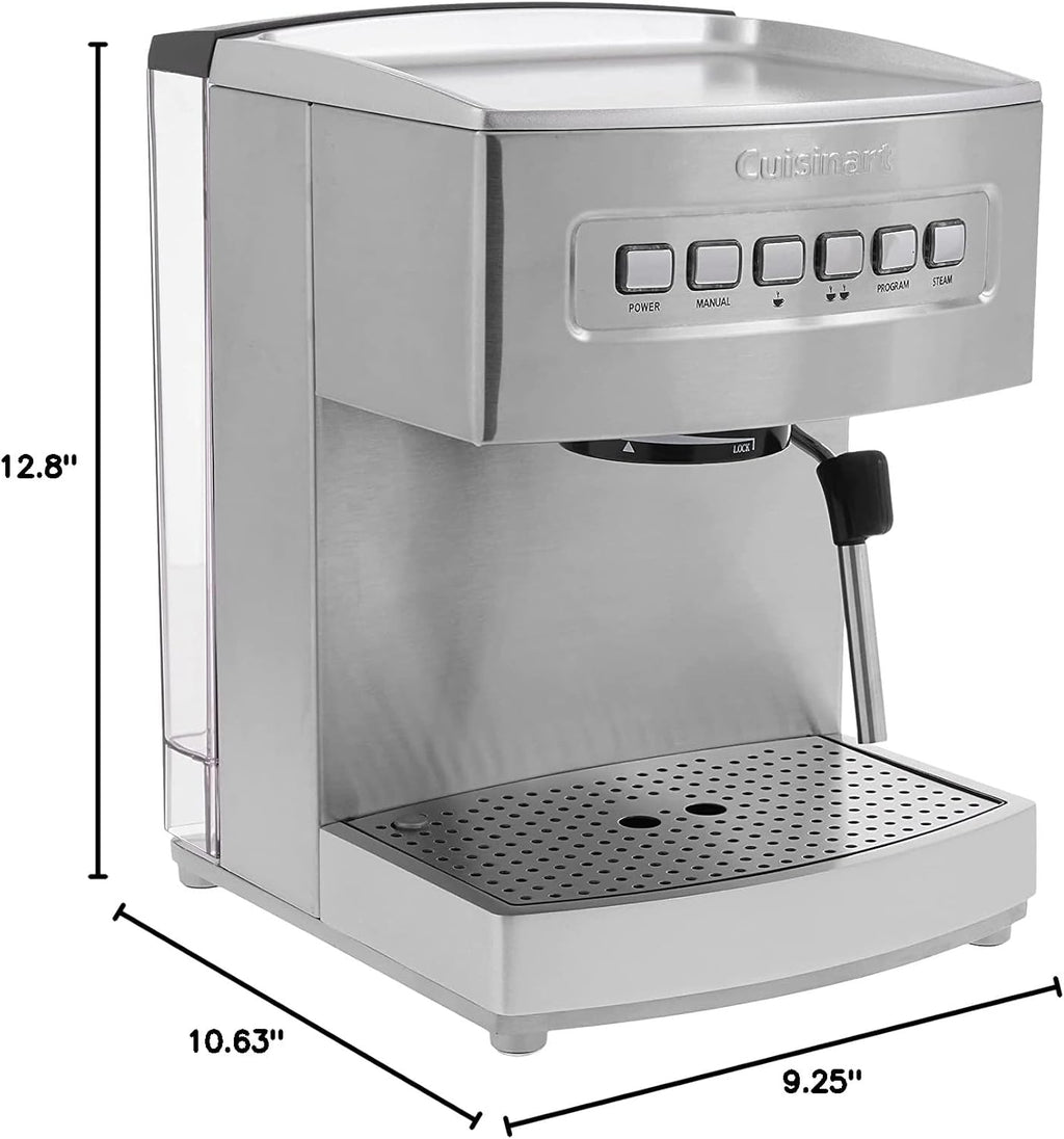 Cuisinart EM-200NP1 Programmable 15-Bar Espresso Maker, Stainless Steel