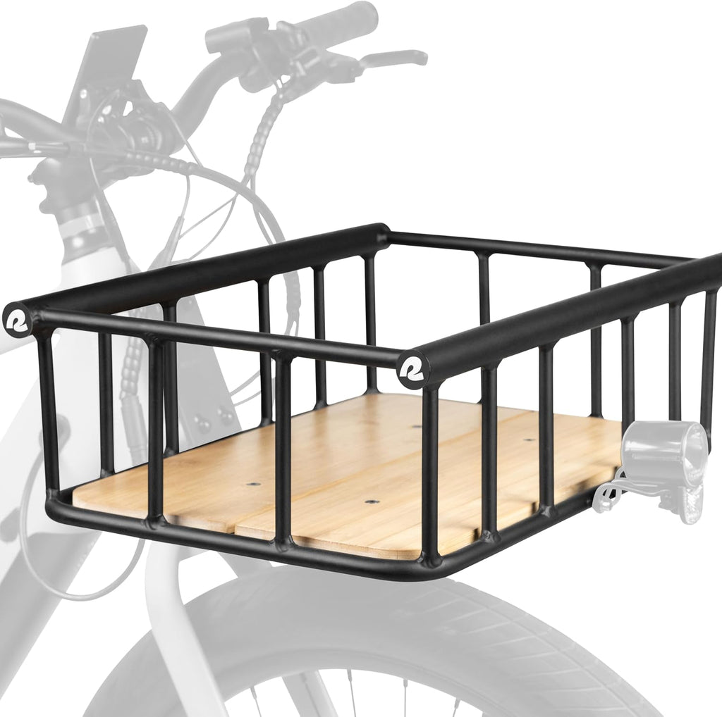 Retrospec Ebike Basket Lightweight, Aluminum Front Basket for Electric Bikes